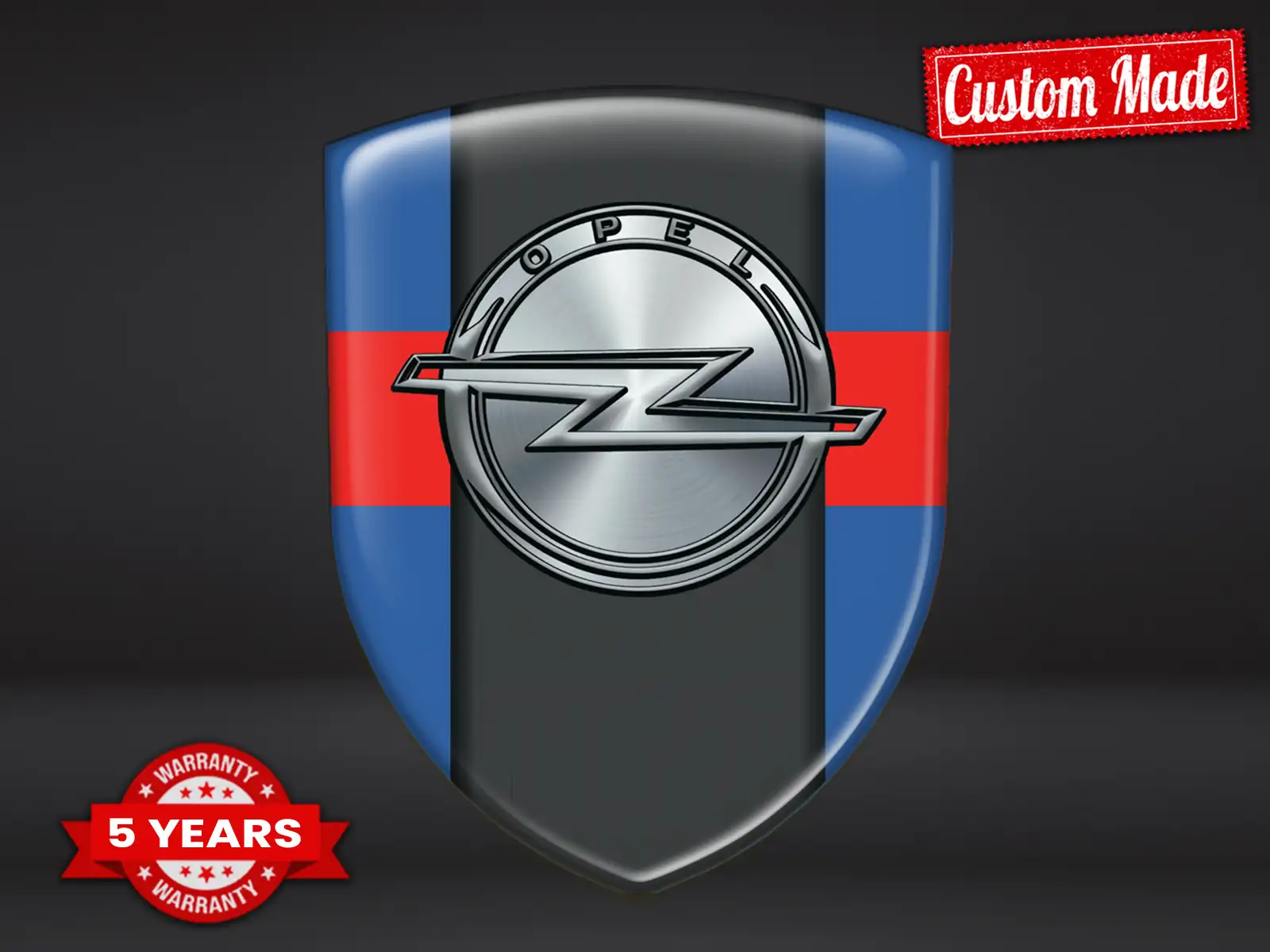 Opel Etiquetas Negocio Resistentes Estilo Personalizables